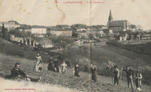 Lafrançaise, vue générale (carte postale de 1915)